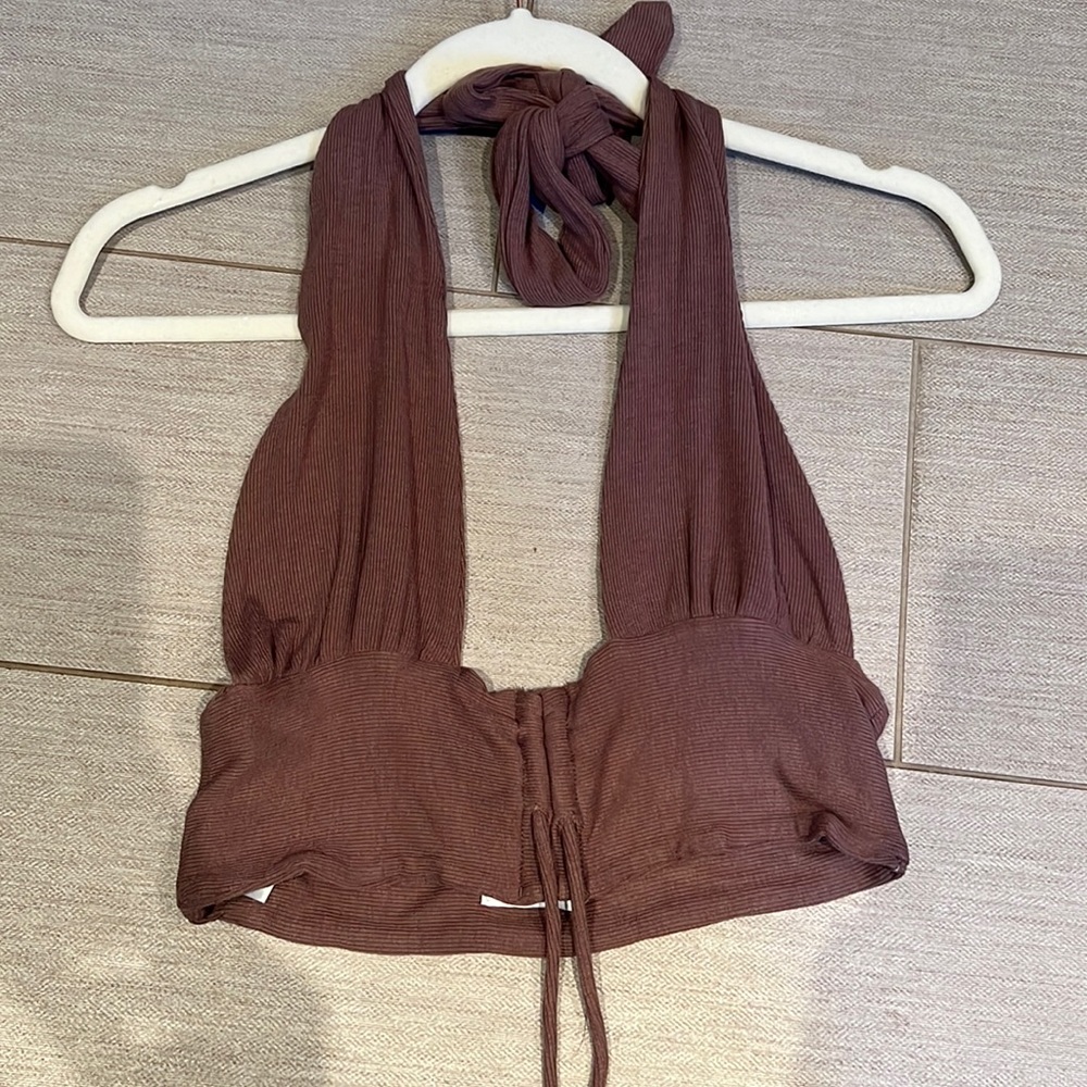 Princess Polly Brown Crop